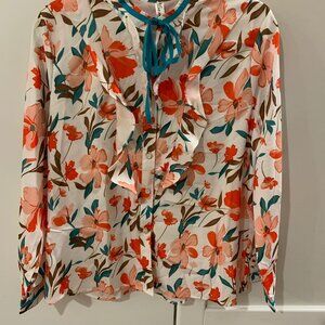 NWT Silky Blouse Size M